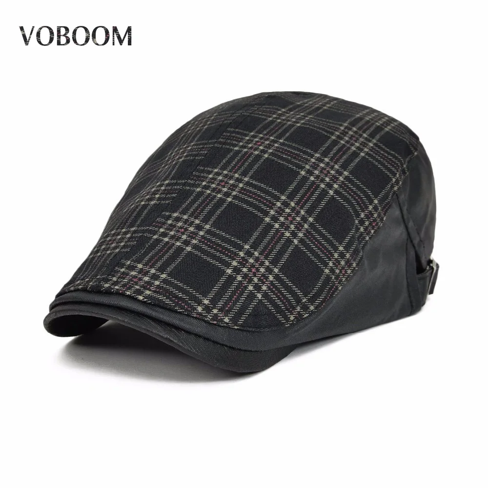 VOBOOM Duckbill Ivy Casual Berets Hats New Unisex Summer Berets Caps For Men Women Adjustable Brand Comfortable Plaid Caps 026
VOBOOM Duckbill Ivy Casual Berets Hats New Unisex Summer Berets Caps For Men Women Adjustable Brand Comfortable Plaid Caps 026
