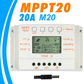 20A Solar Charge controller LCD M20 12V 24V auto work Solar Panel Battery Cells Charger Controller for Solar Home Use PV System
20A Solar Charge controller LCD M20 12V 24V auto work Solar Panel Battery Cells Charger Controller for Solar Home Use PV System