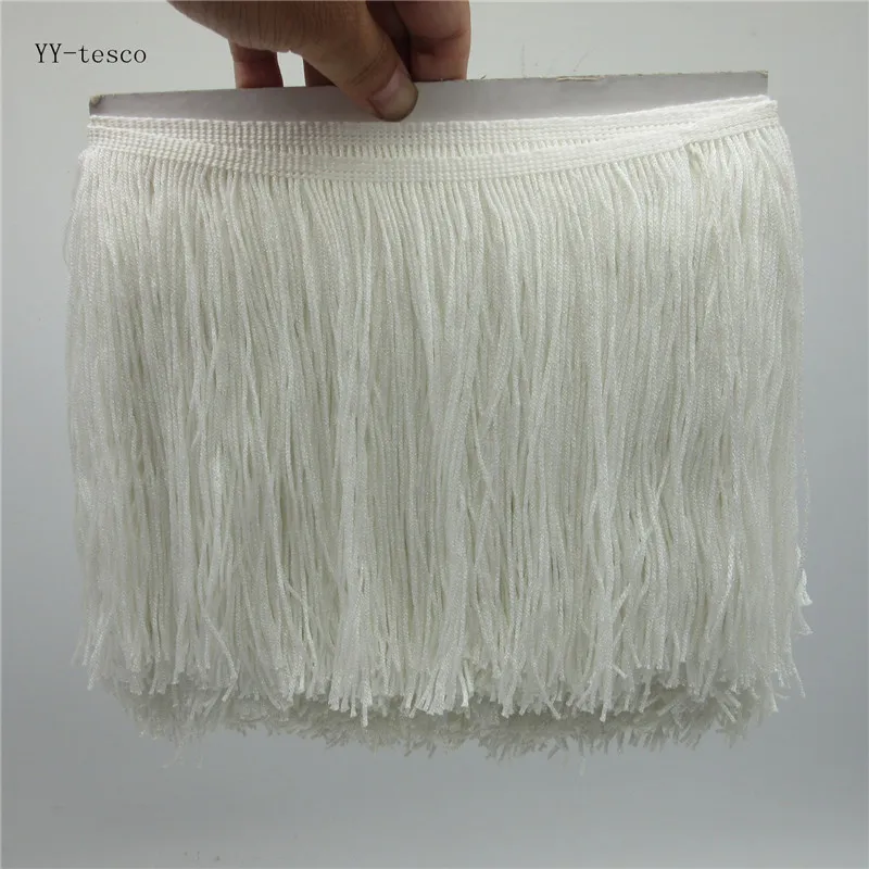 wholesale 5 Meter 20cm Long Fringe Trim Tassel Lace white Fringe Trimming Polyester For Sew Latin Dress Garment DIY Accessories
wholesale 5 Meter 20cm Long Fringe Trim Tassel Lace white Fringe Trimming Polyester For Sew Latin Dress Garment DIY Accessories
