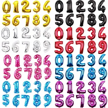 100pcs/lot 32 inch Number Foil Balloon Digit Helium Ballons Wedding Decoration Air Balloon Kids Birthday Party Favor Supplies
100pcs/lot 32 inch Number Foil Balloon Digit Helium Ballons Wedding Decoration Air Balloon Kids Birthday Party Favor Supplies
