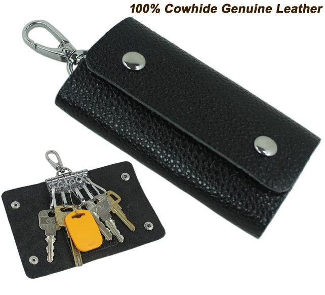 On Sale Fashion Men's 100% Genuine Leather Key Holder Women Key Wallet Leather Key Case Bag Black MC801 Free ship
On Sale Fashion Men's 100% Genuine Leather Key Holder Women Key Wallet Leather Key Case Bag Black MC801 Free ship