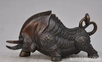Crafts statue christmas Chinese Bronze Wealth YuanBAO Money coin Stronger OX Bull Oxen cattle Statue halloween
Crafts statue christmas Chinese Bronze Wealth YuanBAO Money coin Stronger OX Bull Oxen cattle Statue halloween