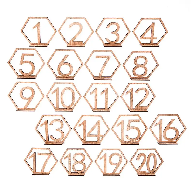 10pc 1-10/11-20 Number Wooden Table Numbers Set with Base Birthday Wedding Party Decor Gifts
10pc 1-10/11-20 Number Wooden Table Numbers Set with Base Birthday Wedding Party Decor Gifts