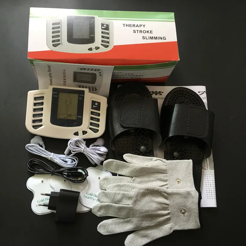 JR309A Electrical Stimulator Full Body Relax Muscle Therapy Massager,Pulse tens Acupuncture with therapy slipper+4pads+gloves
JR309A Electrical Stimulator Full Body Relax Muscle Therapy Massager,Pulse tens Acupuncture with therapy slipper+4pads+gloves