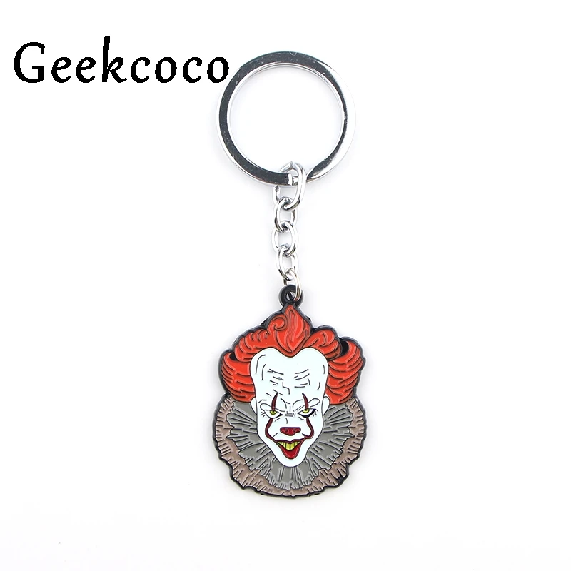 Stephen King's It Horror Movie punk Jewelry Keychain Keyrings Men's Fash Personalized Hip Hop Car Key Chains Chaveiro Gift J0425 
Stephen King's It Horror Movie punk Jewelry Keychain Keyrings Men's Fash Personalized Hip Hop Car Key Chains Chaveiro Gift J0425