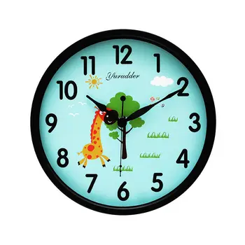 Newest Animal Giraffe Cartoon Design Black hands 12 Inches Metal Frame Modern Fashion Children Room Decorative Round Wall clock
Newest Animal Giraffe Cartoon Design Black hands 12 Inches Metal Frame Modern Fashion Children Room Decorative Round Wall clock