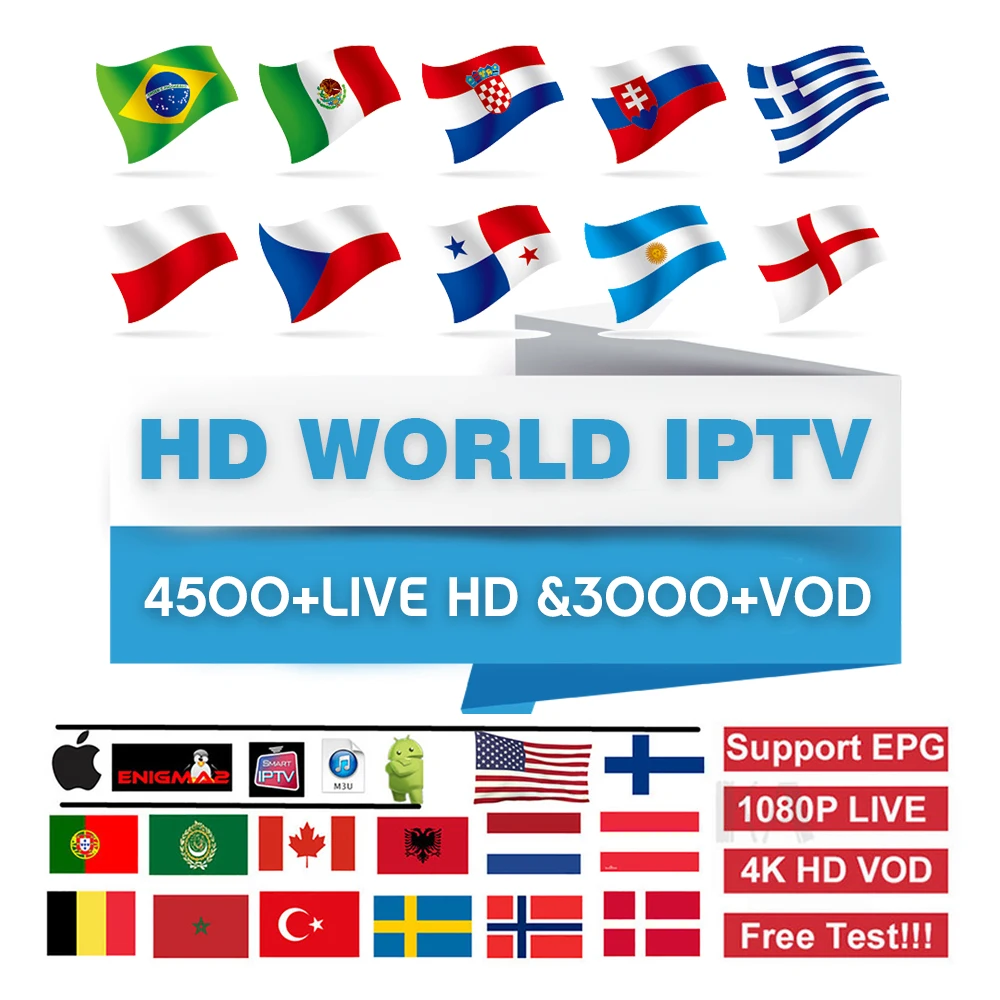 French IPTV Belgium IPTV Arabic IPTV For Android Box Support Android m3u enigma2 TVIP 4000+Vod supported H96 player For 1 year
French IPTV Belgium IPTV Arabic IPTV For Android Box Support Android m3u enigma2 TVIP 4000+Vod supported H96 player For 1 year