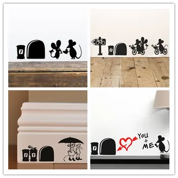 I love you so much 3d Funny mouse hole wall stickers decals Living room Bedroom wall art wallpaper mural Wedding decoration
I love you so much 3d Funny mouse hole wall stickers decals Living room Bedroom wall art wallpaper mural Wedding decoration