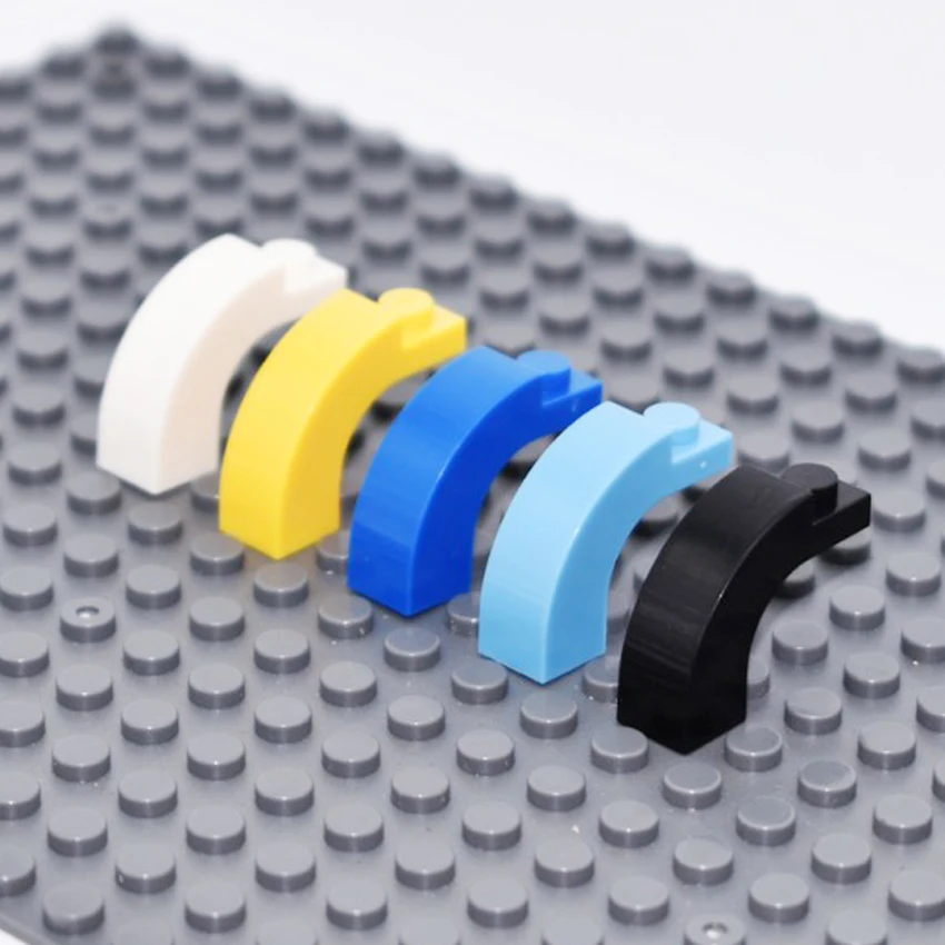 Smartable Brick Curved 1x3x2 with Curved Top Building Blocks Parts Learning Toys Compatible Major Brands 6005/92903 50pcs/lot
Smartable Brick Curved 1x3x2 with Curved Top Building Blocks Parts Learning Toys Compatible Major Brands 6005/92903 50pcs/lot
