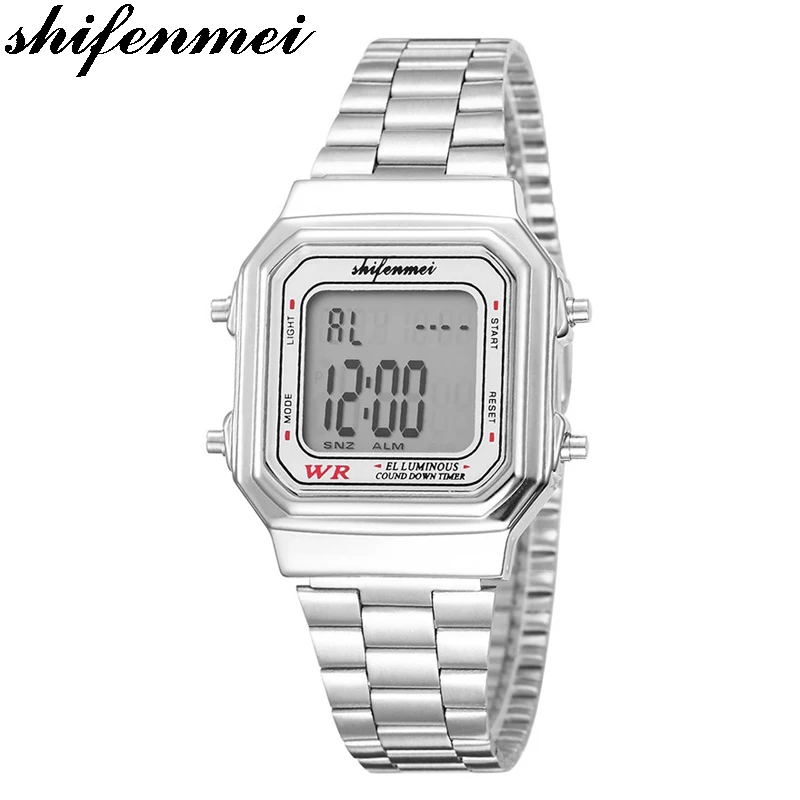 shifenmei 2134 LED Digital Men's Watch Sports Watch Relogio Masculino Relojes Stainless Steel Military Waterproof Wrist watches
shifenmei 2134 LED Digital Men's Watch Sports Watch Relogio Masculino Relojes Stainless Steel Military Waterproof Wrist watches