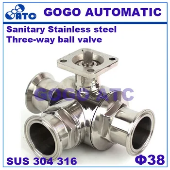 Sanitary Stainless steel 304 316 ball valve O.D 38 mm Fast-mounted clamp type high platform three-way ball valve with bracket
Sanitary Stainless steel 304 316 ball valve O.D 38 mm Fast-mounted clamp type high platform three-way ball valve with bracket