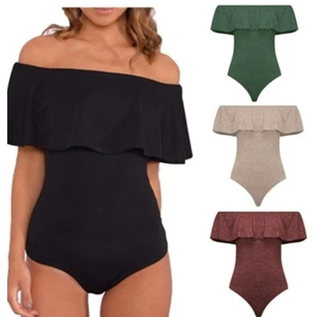 Ruffles Off Shoulder Bodysuit Women Red Combinaison Femme Backless Sexy Rompers Jumpsuit Skinny Bodycon Overalls
Ruffles Off Shoulder Bodysuit Women Red Combinaison Femme Backless Sexy Rompers Jumpsuit Skinny Bodycon Overalls