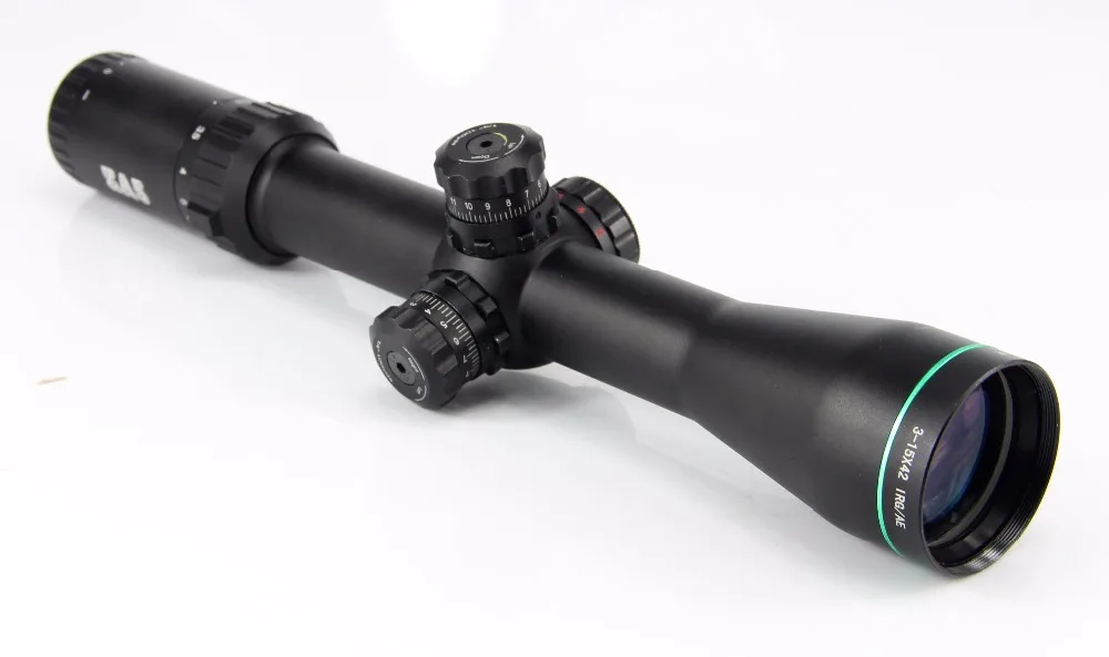 Outdoor Sports Hunting Optics 3-15X42 IR/AE Sife Fouse Red Green Illuminated Airsoft Gun Hunting Shooting Rifle Scope
Outdoor Sports Hunting Optics 3-15X42 IR/AE Sife Fouse Red Green Illuminated Airsoft Gun Hunting Shooting Rifle Scope