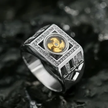 BeUrSelf Men Rings Band Good Lucky Rotatable Windmill Zircon Micro Paved Copper Finger Ring Jewelry Hollow Men Ring Dropshipping
BeUrSelf Men Rings Band Good Lucky Rotatable Windmill Zircon Micro Paved Copper Finger Ring Jewelry Hollow Men Ring Dropshipping