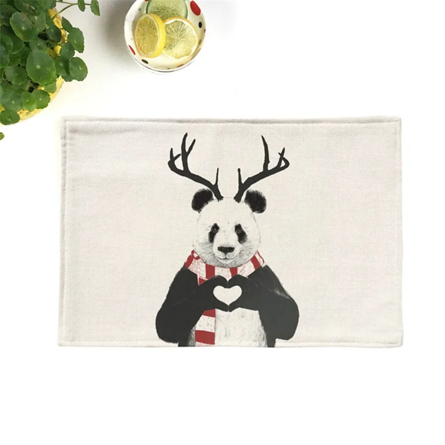 Christmas Series Cotton and Linen Table Napkin Dish Cloth Christmas Cartoon animal Printing Kitchen Towel Tea and Coffee Pad
Christmas Series Cotton and Linen Table Napkin Dish Cloth Christmas Cartoon animal Printing Kitchen Towel Tea and Coffee Pad