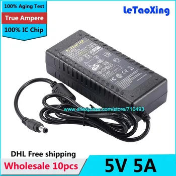10pcs With IC Chip AC DC Power Supply 5V 5A Adapter 25W Charger Transformer For LED Strip Light CCTV Camera DHL Free shipping
10pcs With IC Chip AC DC Power Supply 5V 5A Adapter 25W Charger Transformer For LED Strip Light CCTV Camera DHL Free shipping