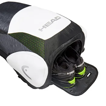 Head Djokovic Tennis Bag Racket Tennis Backpack With Independent Shoes Bag For 1-2 Pcs Badminton Tennis Rackets
Head Djokovic Tennis Bag Racket Tennis Backpack With Independent Shoes Bag For 1-2 Pcs Badminton Tennis Rackets