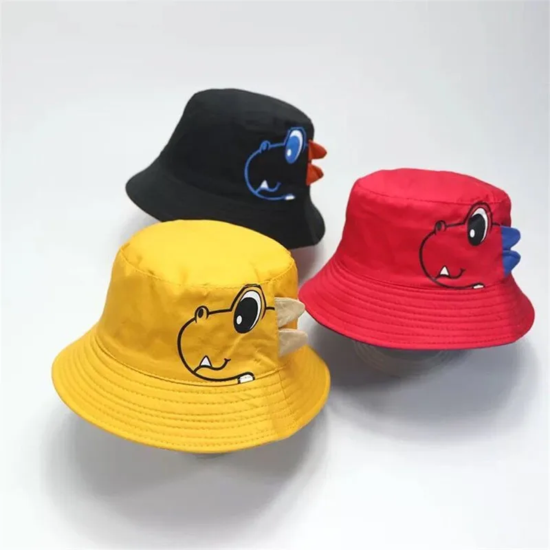 Baby Sun Hat Infant Cotton Cartoon Dinosaur Caps Solid Color Cute Bucket Kids Hat Baby Accessories For 1-3Years Children
Baby Sun Hat Infant Cotton Cartoon Dinosaur Caps Solid Color Cute Bucket Kids Hat Baby Accessories For 1-3Years Children