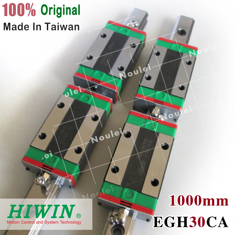 CNC Guide Rails, 2pcs HIWIN EGH30 Linear Rail 1000mm + 4pcs EGH30CA CNC Linear Guide Rail Block
CNC Guide Rails, 2pcs HIWIN EGH30 Linear Rail 1000mm + 4pcs EGH30CA CNC Linear Guide Rail Block
