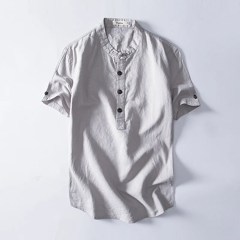 Рубашка Мужская льняная с коротким рукавом, дышащая сорочка Slim fit, повседневная сорочка из хлопка, однотонная, лето
Рубашка Мужская льняная с коротким рукавом, дышащая сорочка Slim fit, повседневная сорочка из хлопка, однотонная, лето