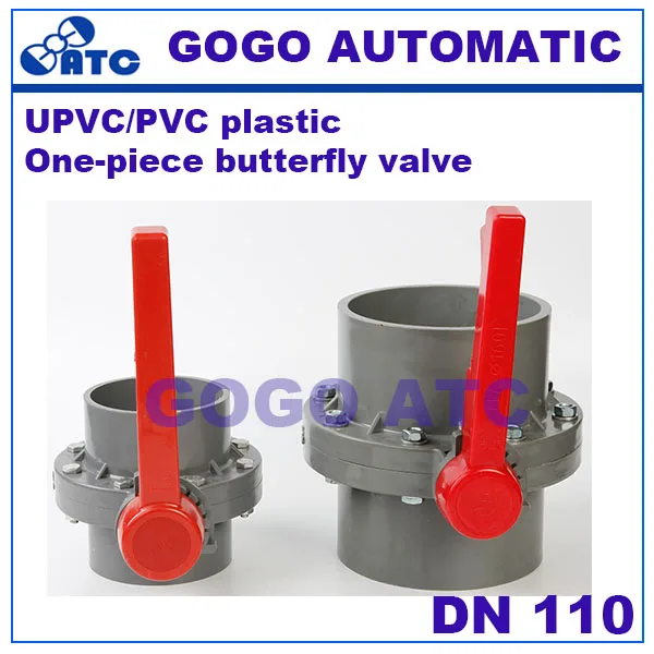 PVC butterfly valve socket type disc valve DN 110 MM Irrigation butterfly valve Plastic one-piece butterfly valve
PVC butterfly valve socket type disc valve DN 110 MM Irrigation butterfly valve Plastic one-piece butterfly valve
