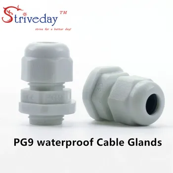 50pcs/lot White Black PG9 Nylon cable gland Wiring Accessories LED cable connector waterproof Gland
50pcs/lot White Black PG9 Nylon cable gland Wiring Accessories LED cable connector waterproof Gland