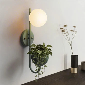 Modern Loft Iron Wall Lights Lamps Indoor Potted Decoration Wall Lamps Bedroom Living Room Corridor Lighting Sconce Lamps Lights
Modern Loft Iron Wall Lights Lamps Indoor Potted Decoration Wall Lamps Bedroom Living Room Corridor Lighting Sconce Lamps Lights