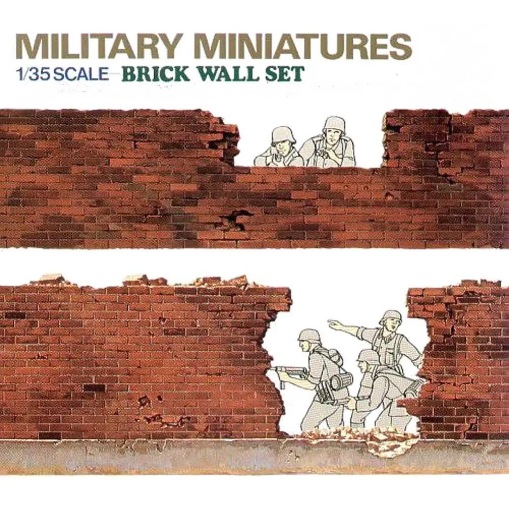 Tamiya 35028 Brick Wall Set 1/35 Scale Plastic Model Kit for Dioramas RC toy
Tamiya 35028 Brick Wall Set 1/35 Scale Plastic Model Kit for Dioramas RC toy