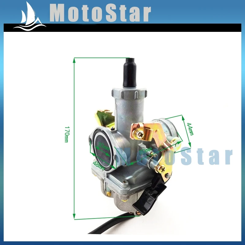 Keihin 30mm Carb PZ30 Acceleration Pump Carburetor For 200cc 250cc Engine Pit Dirt Motor Bike Motorcycle ATV Quad 4 Wheeler
Keihin 30mm Carb PZ30 Acceleration Pump Carburetor For 200cc 250cc Engine Pit Dirt Motor Bike Motorcycle ATV Quad 4 Wheeler