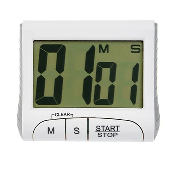 Magnetic LCD Digital Kitchen Countdown Timer Alarm with Stand White Kitchen Timer Practical Cooking Timer Alarm Clock
Magnetic LCD Digital Kitchen Countdown Timer Alarm with Stand White Kitchen Timer Practical Cooking Timer Alarm Clock