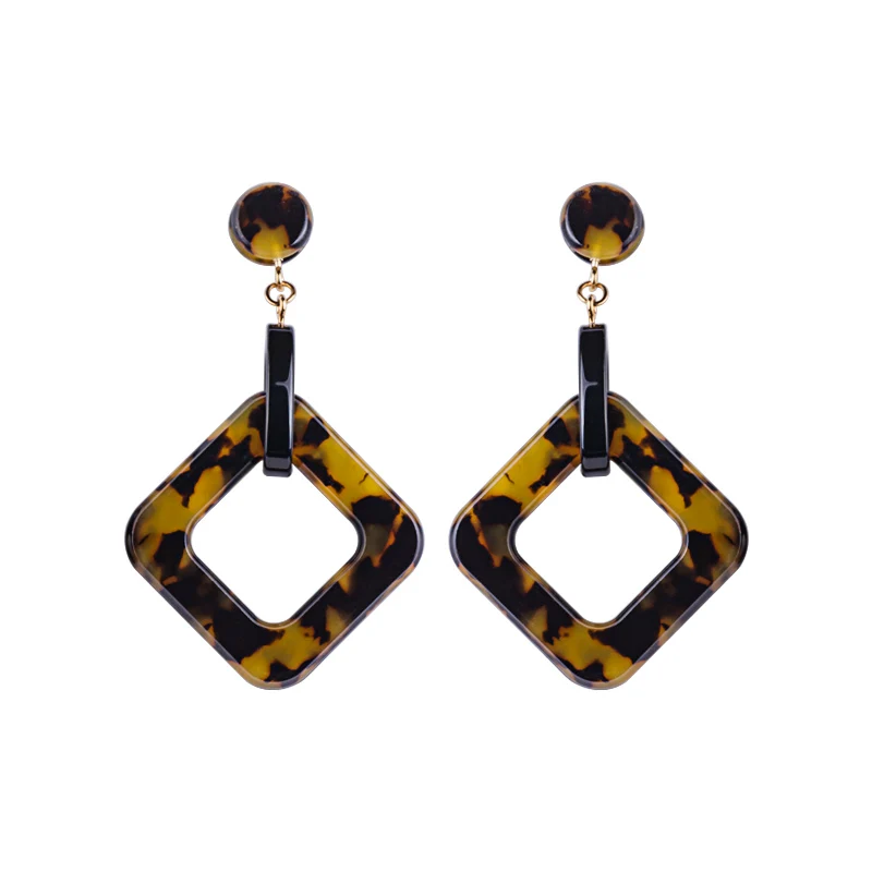 Оптовая продажа Длинные акриловые серьги GuanLong в виде карамели boucle bijoux femme oorbellen