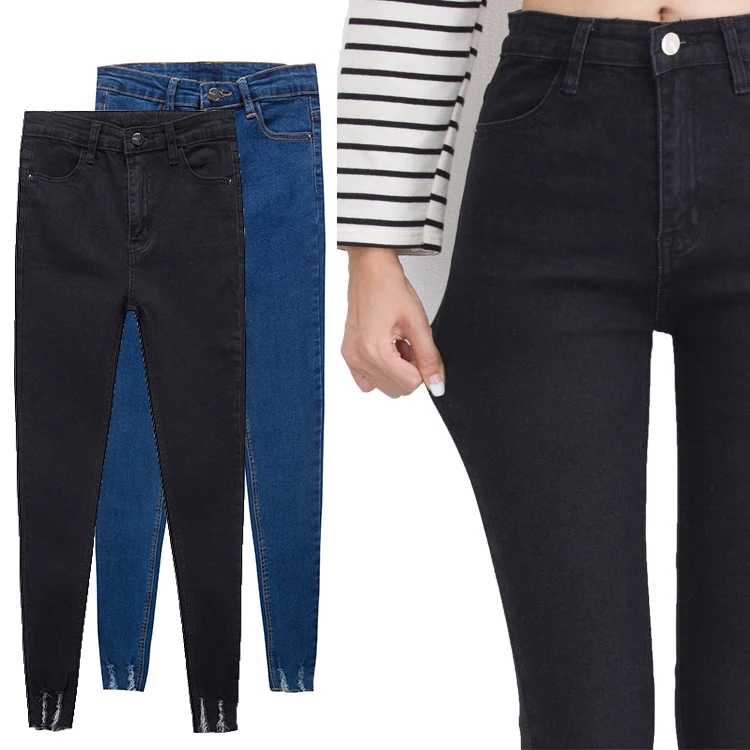 High Waist Jeans Women Skinny Ripped Jeans Denim Trousers Long Pencil Jeans Fringe feet edge pantalon vaquero mujer cintura alta
High Waist Jeans Women Skinny Ripped Jeans Denim Trousers Long Pencil Jeans Fringe feet edge pantalon vaquero mujer cintura alta