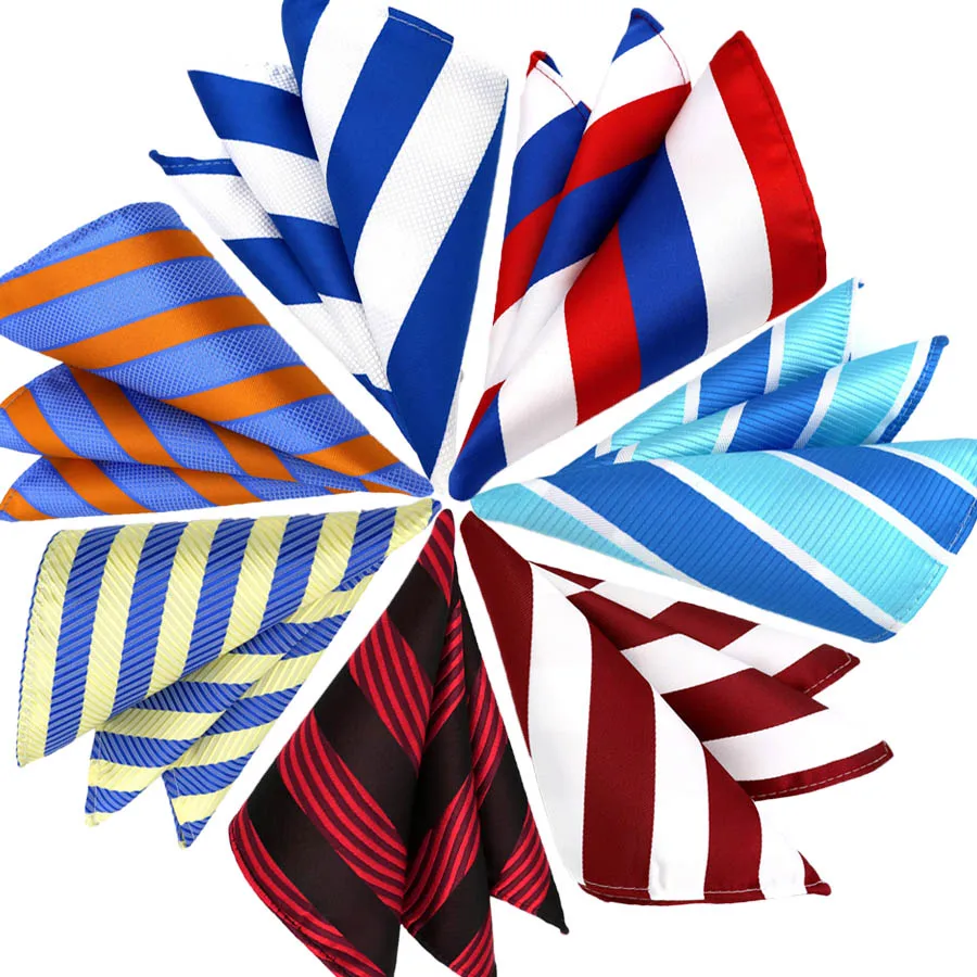 Mens Pocket Square Fashion 25CM Handkerchief Striped Hanky Men Suit Chest Towel Accessories For Business Wedding Party Gift
Mens Pocket Square Fashion 25CM Handkerchief Striped Hanky Men Suit Chest Towel Accessories For Business Wedding Party Gift