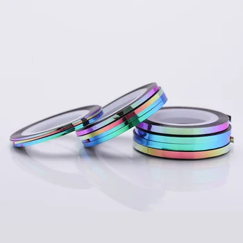 4 Rolls/Set 1mm 2mm 3mm Chameleon Nail Striping Tape Line Adhesive Decal Nail Art Decoration Tools Design
4 Rolls/Set 1mm 2mm 3mm Chameleon Nail Striping Tape Line Adhesive Decal Nail Art Decoration Tools Design