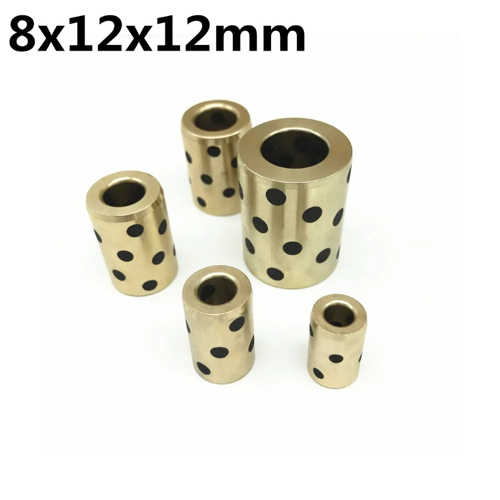 8x12x12 mm linear graphite copper set bearing copper bushing oil self-lubricating bearing JDB
8x12x12 mm linear graphite copper set bearing copper bushing oil self-lubricating bearing JDB