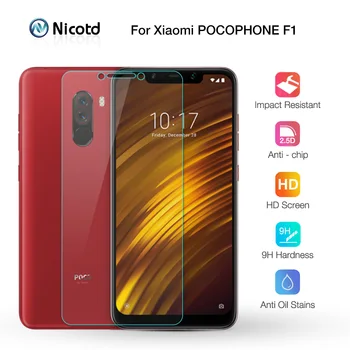 Nicotd Poco F1 Screen Protector Film For Xiaomi PocoPhone F1 Tempered Glass for PocoPhone F1 Protective Glass Tempered film 2pcs
Nicotd Poco F1 Screen Protector Film For Xiaomi PocoPhone F1 Tempered Glass for PocoPhone F1 Protective Glass Tempered film 2pcs