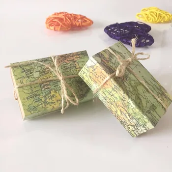 50pcs Casamento World Map Wedding Favors Boxes Chocolate Candy Boxes Matchbox for Guests Wedding Favors Xmas Gift Packaging Bag
50pcs Casamento World Map Wedding Favors Boxes Chocolate Candy Boxes Matchbox for Guests Wedding Favors Xmas Gift Packaging Bag