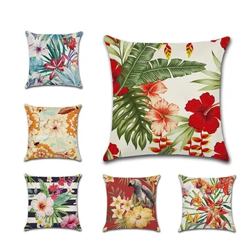 Wholesale Vintage Retro flowers Sofa Cushion Cover Cotton Linen 45*45cm Cheaper Throw Pillow Cover Case Brid Capa De Almofadas 
Wholesale Vintage Retro flowers Sofa Cushion Cover Cotton Linen 45*45cm Cheaper Throw Pillow Cover Case Brid Capa De Almofadas