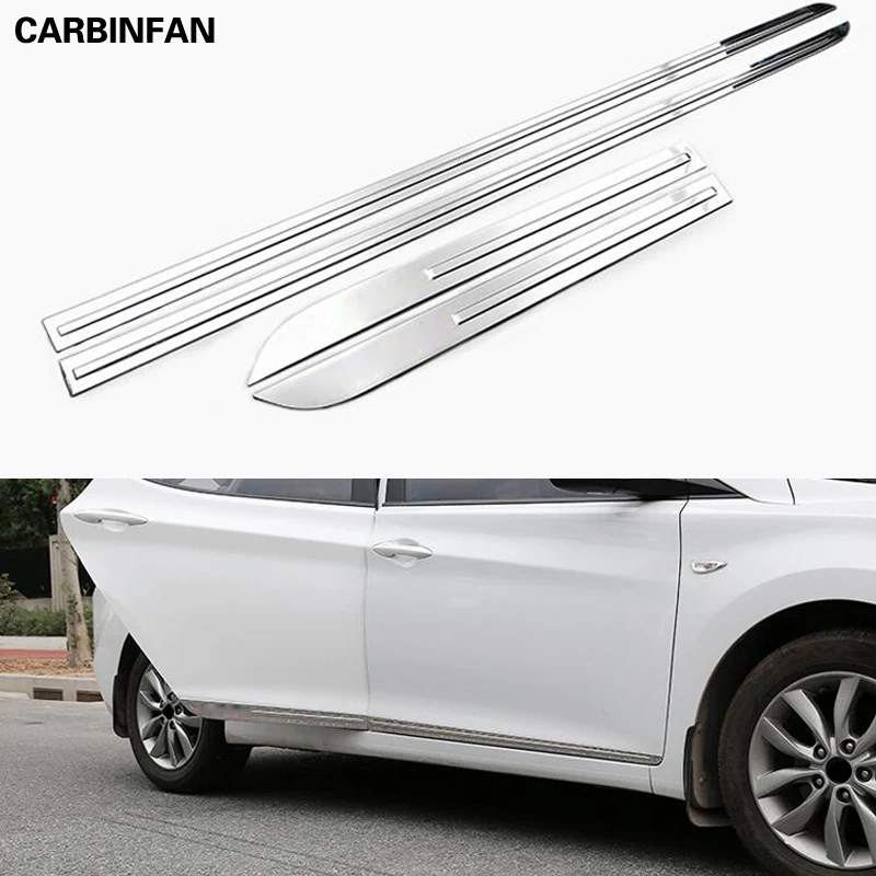For Hyundai Elantra / Avante 2012 2013 2014 Stainless Steel Body Side Moldings Side Door Decoration 4Pcs/Set
For Hyundai Elantra / Avante 2012 2013 2014 Stainless Steel Body Side Moldings Side Door Decoration 4Pcs/Set