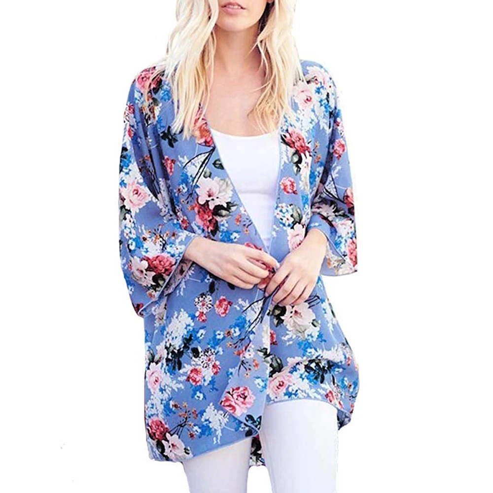 Women Blouses Summer Chiffon Blouse Women Ladies Fashion Floral Loose Shawl Kimono Cardigan Boho Chiffon Tops Jacket Blouse
Women Blouses Summer Chiffon Blouse Women Ladies Fashion Floral Loose Shawl Kimono Cardigan Boho Chiffon Tops Jacket Blouse