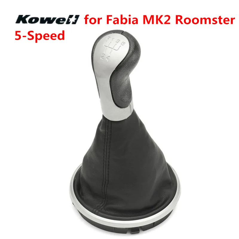 KOWELL PU Leather 5-Speed MT Gear Shift Knob for Skoda Fabia MK2 Roomster Gaiter Boot MT Gear Shifter Lever Stick Head Ball
KOWELL PU Leather 5-Speed MT Gear Shift Knob for Skoda Fabia MK2 Roomster Gaiter Boot MT Gear Shifter Lever Stick Head Ball
