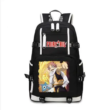 High Quality Hot Anime FAIRY TAIL Natsu Printing Military high School student Backpacks for Teenage Girls and boys nylon Bags
High Quality Hot Anime FAIRY TAIL Natsu Printing Military high School student Backpacks for Teenage Girls and boys nylon Bags