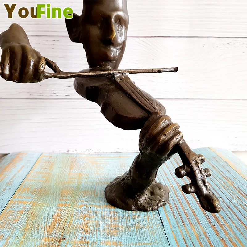 Bronze Musician Abstract Decorative Art Sculpture Western Face Statue Violin Musician Can Support Customization
Bronze Musician Abstract Decorative Art Sculpture Western Face Statue Violin Musician Can Support Customization