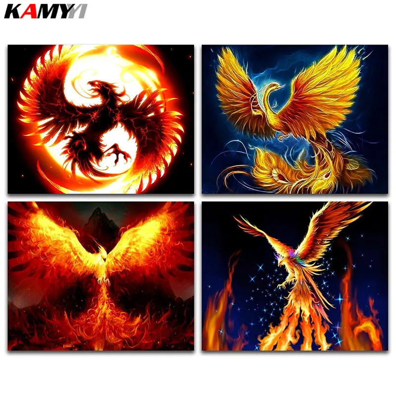 Full Square Diamond embroidery Phoenix Fantasy 5D DIY Diamond painting Cross stitch Sun god Round Diamond mosaic Cartoon bird
Full Square Diamond embroidery Phoenix Fantasy 5D DIY Diamond painting Cross stitch Sun god Round Diamond mosaic Cartoon bird