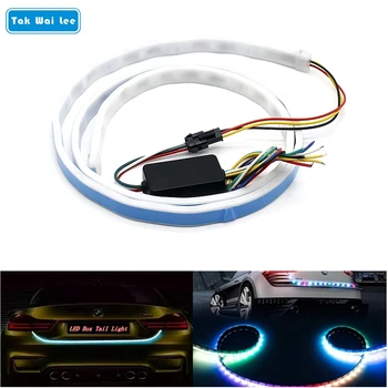Tak Wai Lee RGB LED Car Rear Box Tail Light 120CM 5 Function In 1 Steering Turn Signal Backup Brake Stop Warning Strip Styling
Tak Wai Lee RGB LED Car Rear Box Tail Light 120CM 5 Function In 1 Steering Turn Signal Backup Brake Stop Warning Strip Styling