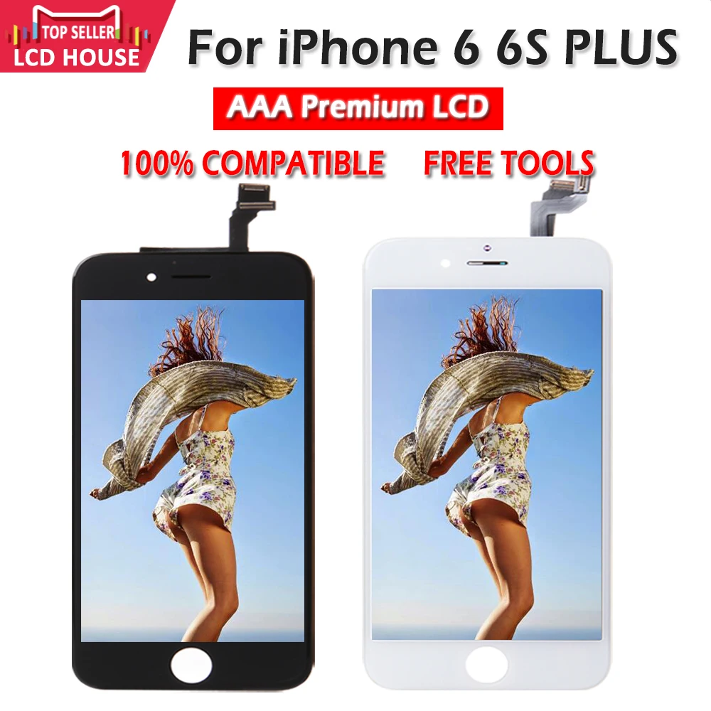 AAA Screen For iPhone 6 6S Plus 5S LCD Screen Digitizer With 3D Force Touch Assembly For iPhone 6P 6SP LCD Display Replacement
AAA Screen For iPhone 6 6S Plus 5S LCD Screen Digitizer With 3D Force Touch Assembly For iPhone 6P 6SP LCD Display Replacement