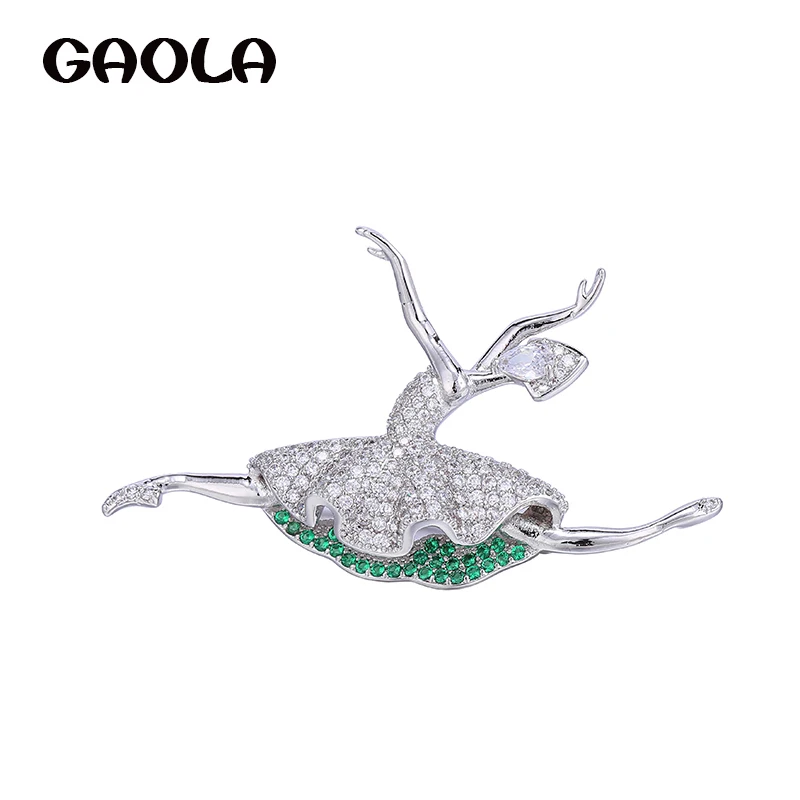GAOLA Women Lovely Dancing Ballet Girl Brooches Dress Suit Lapel Badge Pins Wedding Bridal Accessories
GAOLA Women Lovely Dancing Ballet Girl Brooches Dress Suit Lapel Badge Pins Wedding Bridal Accessories
