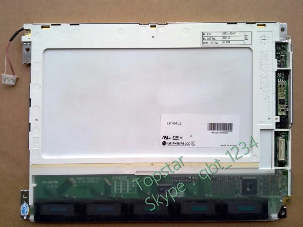 Original 10.4 inch LP104V2 LP104V2(W) LP104V2W LP104V2-W LP104V1 LCAVE02A 640*480 VGA TFT Laptop LCD Display Panel for L G
Original 10.4 inch LP104V2 LP104V2(W) LP104V2W LP104V2-W LP104V1 LCAVE02A 640*480 VGA TFT Laptop LCD Display Panel for L G