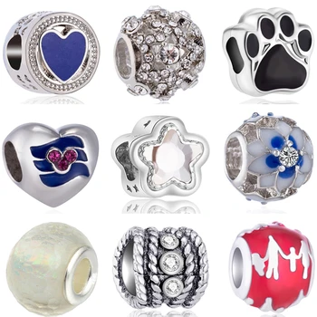 Luxurious Big Ball Rainbow Flowers Bear Paw Mickey Pendants Beads Fit Pandora Charms Bracelets for Women DIY Pulsera Gifts
Luxurious Big Ball Rainbow Flowers Bear Paw Mickey Pendants Beads Fit Pandora Charms Bracelets for Women DIY Pulsera Gifts
