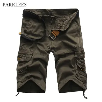 Mens Casual Knee Length Cargo Shorts 2018 Summer Brand Cotton Loose Lightweight Shorts Men Multi Pocket Work Short Masculino 38 
Mens Casual Knee Length Cargo Shorts 2018 Summer Brand Cotton Loose Lightweight Shorts Men Multi Pocket Work Short Masculino 38